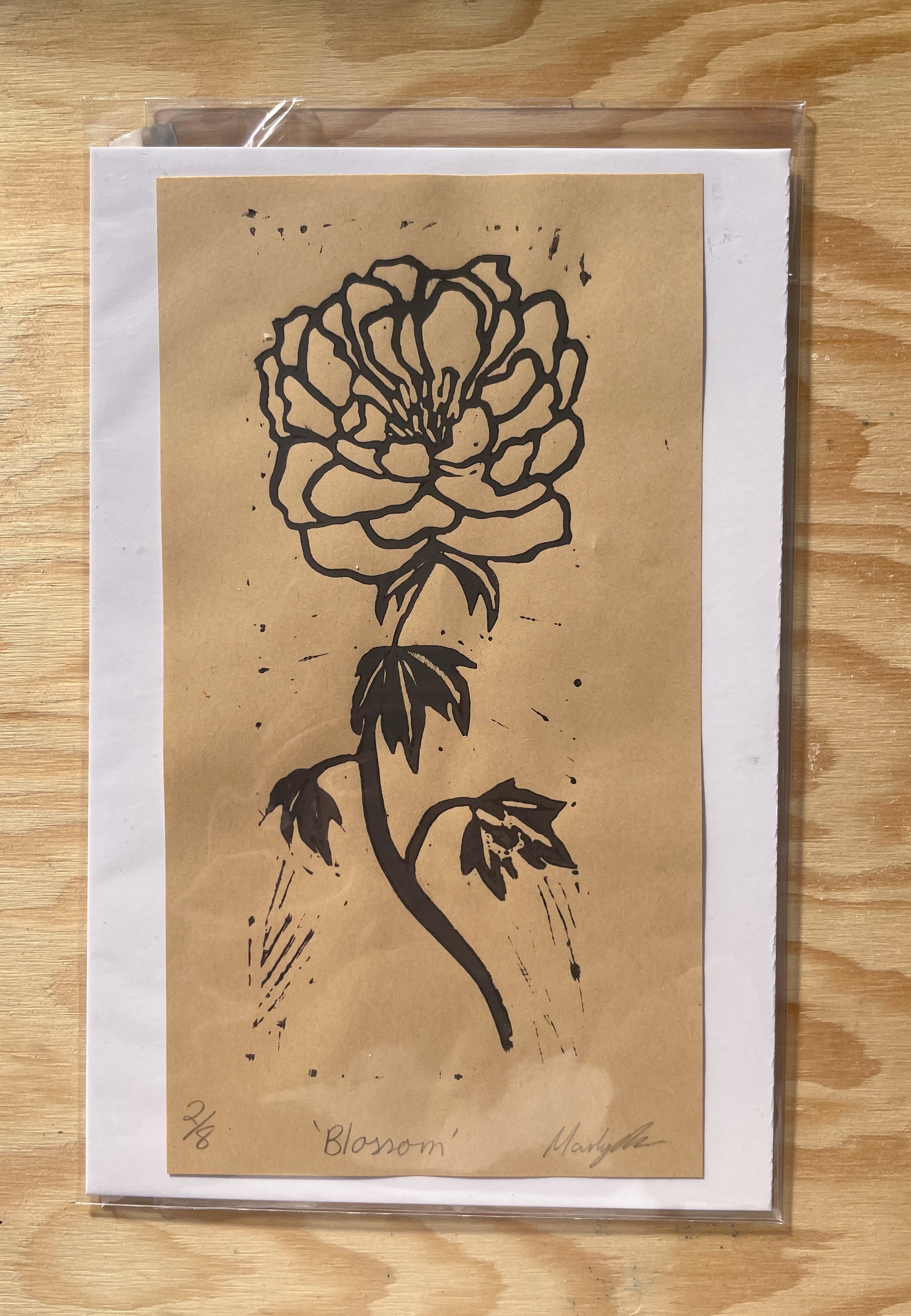 Blossom Linocut Print